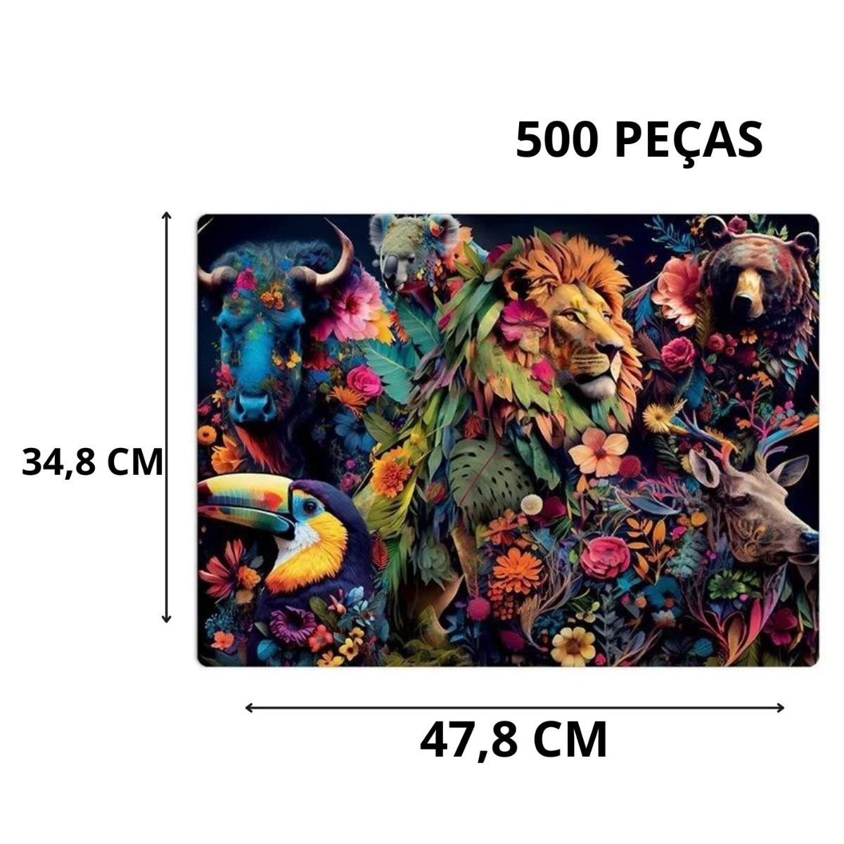 Quebra-cabeça I.A. Biosfera 500 Peças - Toyster Quebra-cabeça I.A. Biosfera 500 Peças - Toyster